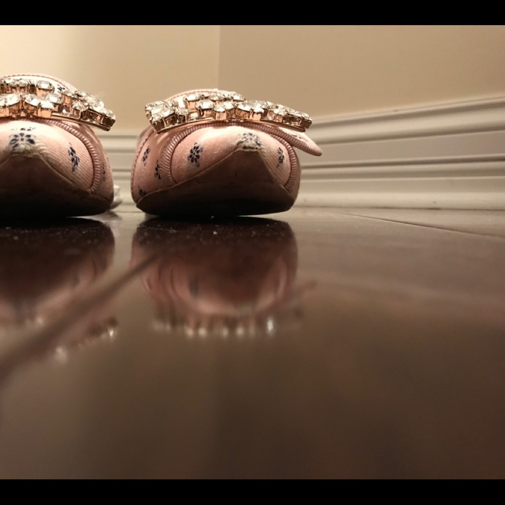 Roger Vivier 10mm printed pink flats - Picture 6 of 7